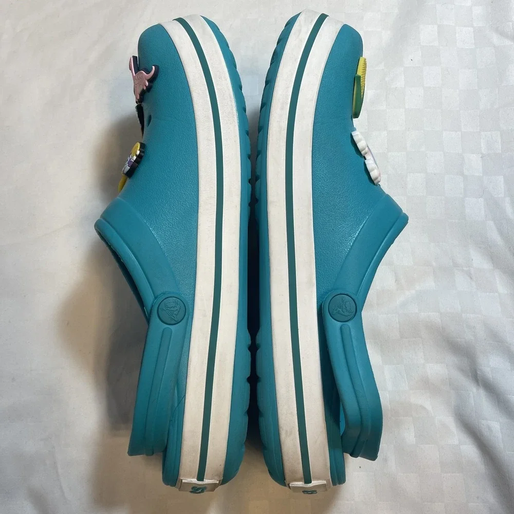 Crocs‎ Digital Aqua Teal Blue Clogs Mens 10 Womens 12